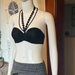 Black Strapless Bra Top 36 B
